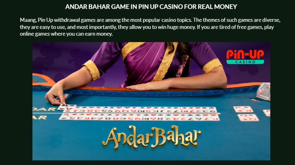 Andar Bahar in Pin Up Casino